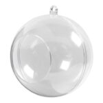 CREATIV PLASTIC DECORATION BALLS 8CM WITH HOLE - 52139