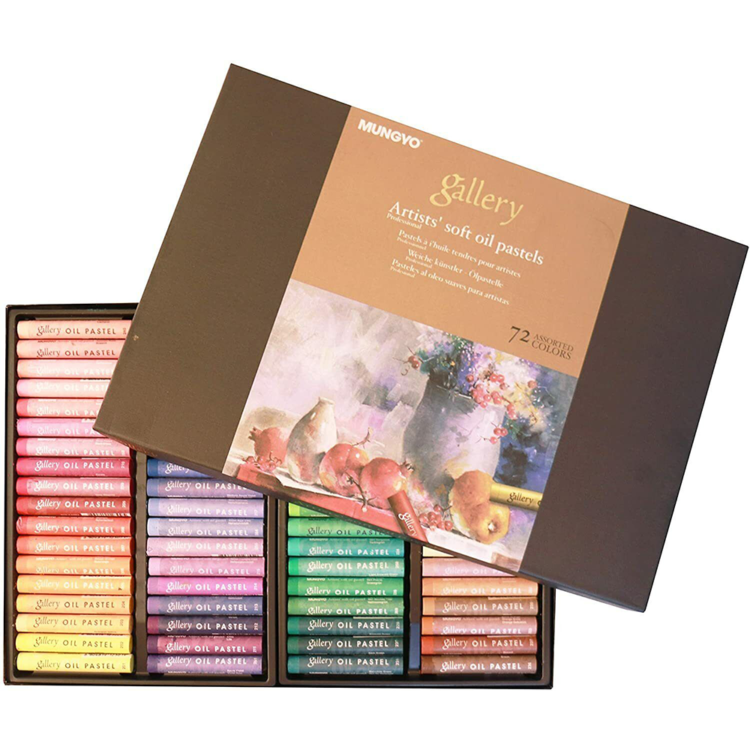 MUNGYO OIL PASTEL SET MOPV-72 - Image 1