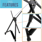 NEWART METAL TABLE TRIPOD ES-1040B