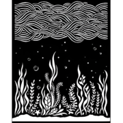 STAMPERIA SONGS OF THE SEA STENCIL 20 X 25 CM - KSTD147