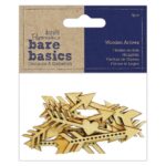 DOCRAFTS WOODEN FIGURINES FOR DECORATION 8PCS. ARROWS PMA 174729