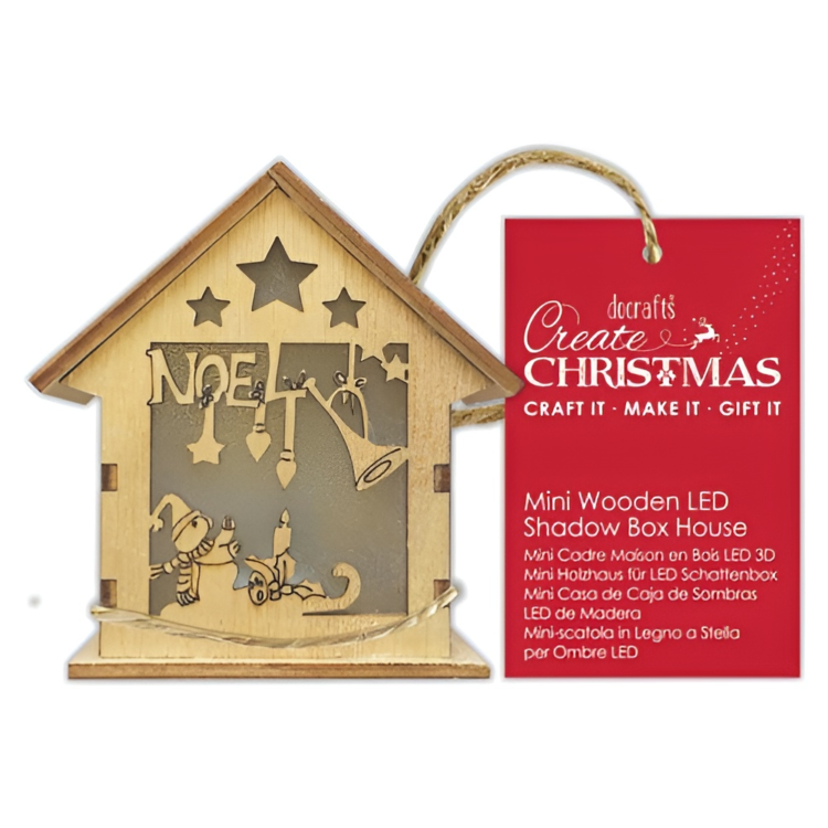 PMA 174965 DOCRAFTS CHRISTMAS LED HOUSE FOR DECORATION - PMA 174965 - Image 1