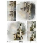 ITD COLLECTION DECOUPAGE RICE PAPER A4 - R2266
