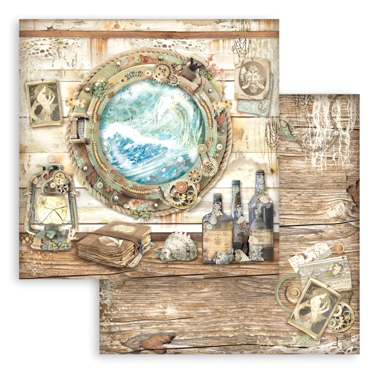 SBB957 STAMPERIA SONGS OF THE SEA CARDBOARD 30.5/30.5 CM - SBB957 - Image 1