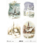 ITD COLLECTION DECOUPAGE RICE PAPER A4 - R2145