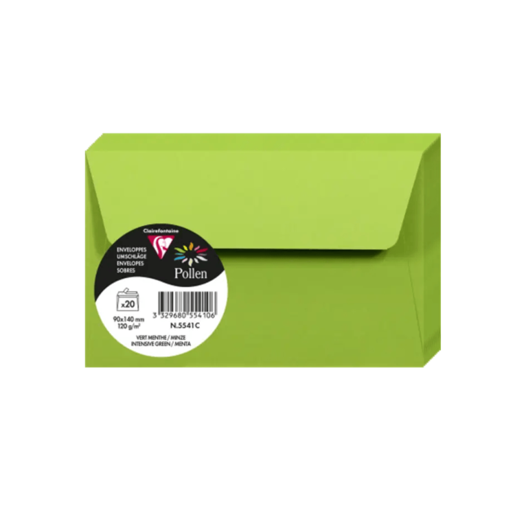 CLAIREFONTAINE ENVELOPE 90/140 MM. -MINT - Image 1