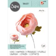SIZZIX THINLITS CUTTING DIES - RANUNCULUS