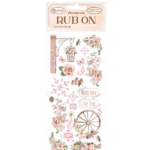 STAMPERIA ROSELAND RUB STICKERS ON 10.16/21.6CM -DFLRB35