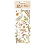 STAMPERIA WOODLAND STICKERS RUB ON 10.16/21.6CM -DFLRB56