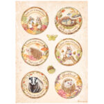 STAMPERIA WOODLAND DECOUPAGE PAPER 6PCS. A4 DFSA4XWL - Image 3