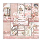 STAMPERIA ROSELAND BLOCK 20.3/20.3 CM - SBBS85