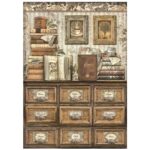 STAMPERIA COFFEE AND CHOCOLATE DECOUPAGE PAPER A4-DFSA4824