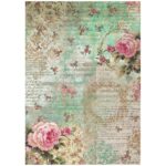 STAMPERIA PRECIOUS DECOUPAGE PAPER A4 - DFSA4829