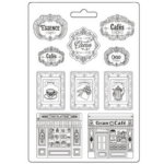 STAMPERIA COFFEE AND CHOCOLATE SOFT MOULD A4 - K3PTA4569