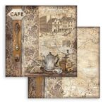 STAMPERIA COFFEE AND CHOCOLATE CARDBOARD 30.5/30.5 CM - SBB965