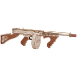 ROBOTIME 3D WOODEN PUZZLE SUBMACHINE GUN 275 PIECES LQB01
