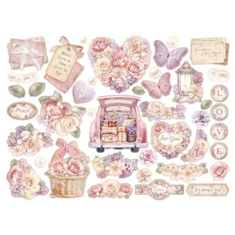 STAMPERIA ROMANCE FOREVER DIE CUTS DFLDC90 - Image 2