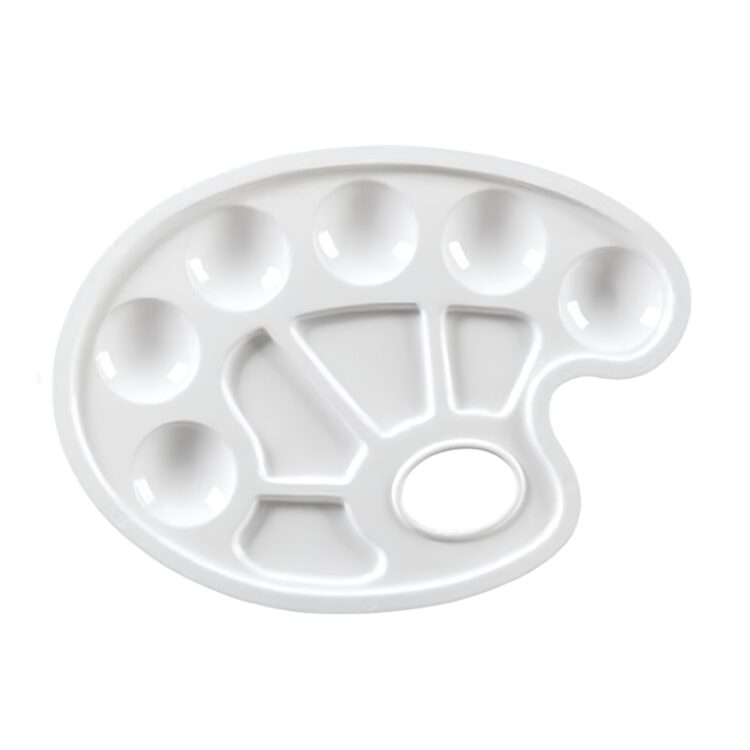 999106 NEWART PLASTIC PALETTE OVAL 22CM - Image 1
