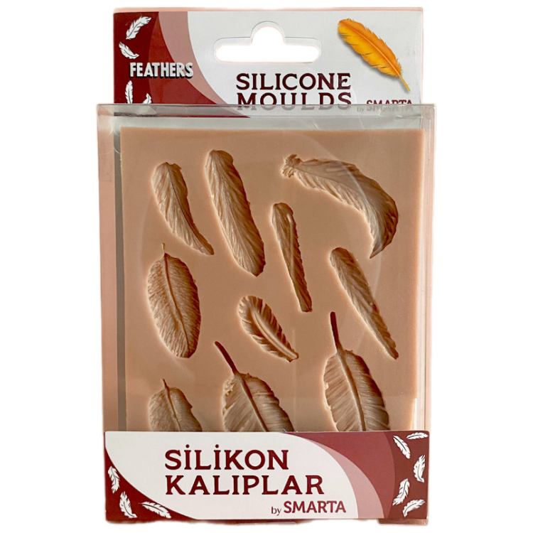 1013006 SMARTA SILICONE MOLDS - FEATHERS SK1013006 - Image 1