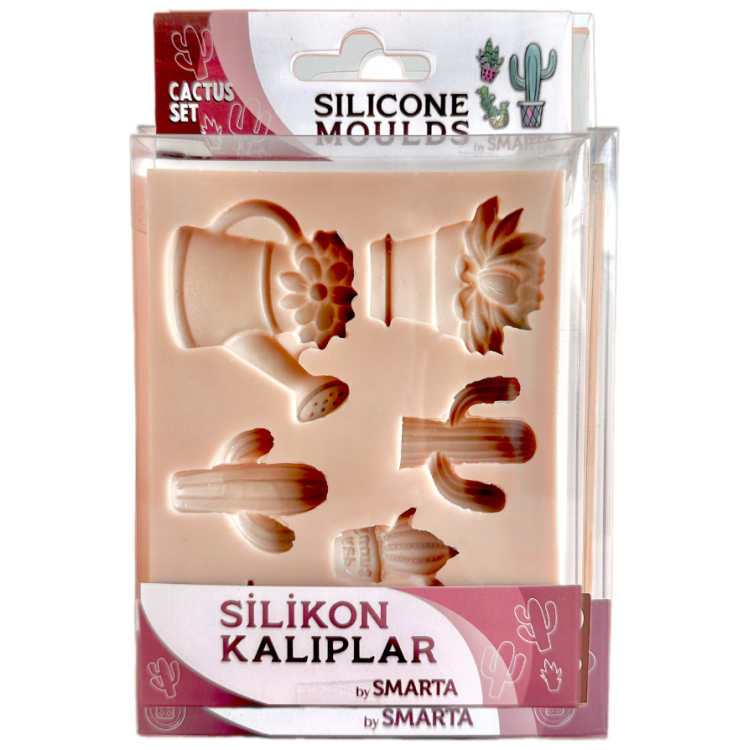 1013030 SMARTA SILICONE MOLDS - CACTUS SET SK1013030 - Image 1
