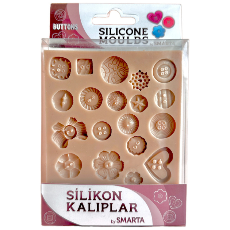 SMARTA SILICONE MOLDS - BUTTONS SK1013032 - Image 1