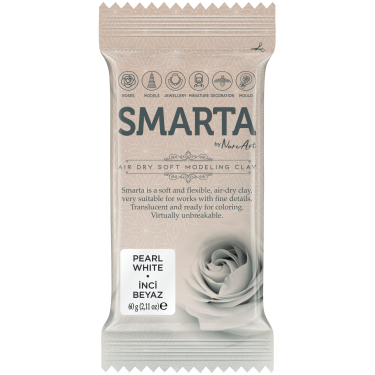 SMARTA SELF-DRYING CLAY 60 G - PEARL WHITE 29 - Image 1