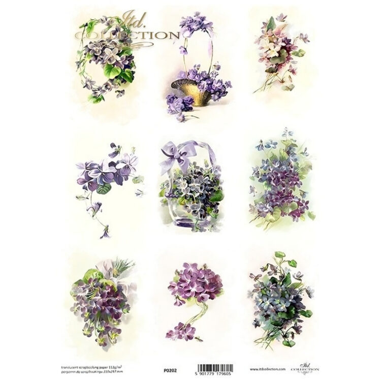 ITD COLLECTION SCRAPBOOKING PAPER A4 - P0202 - Image 1