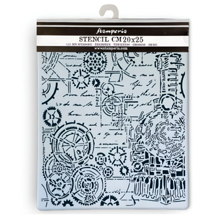STAMPERIA VAGABOND IN FANTASY WORLD STENCIL 20X25 CM-KSTD156 - Image 2