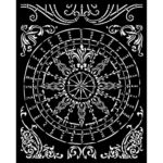 STAMPERIA VAGABOND IN FANTASY WORLD STENCIL 20X25 CM-KSTD157
