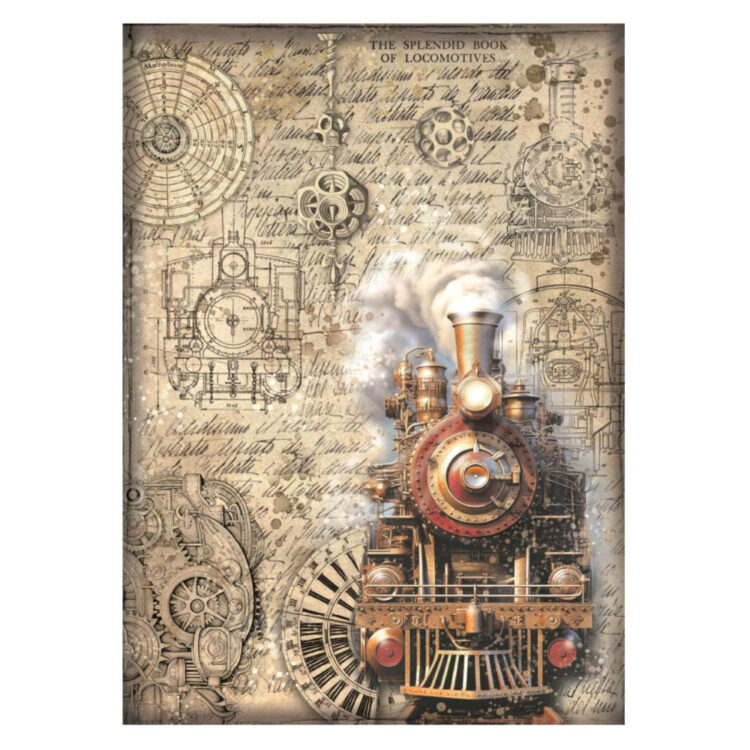 484500 STAMPERIA VAGABOND DECOUPAGE PAPER A4 - DFSA4845 - Image 1