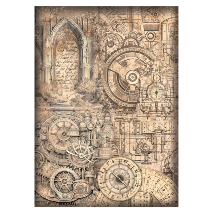 484600 STAMPERIA VAGABOND DECOUPAGE PAPER A4 - DFSA4846 - Image 1
