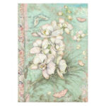 STAMPERIA ORCHIDS AND CATS DECOUPAGE PAPER A4 - DFSA4848