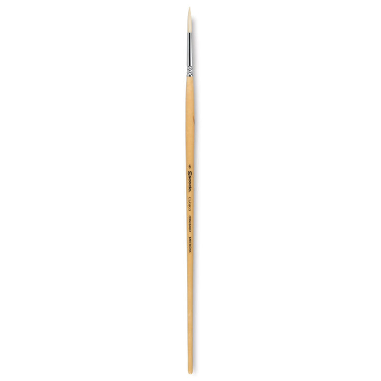 ESCODA BRUSH CLASICO BRISTLES ROUND 5131 No6 - Image 1