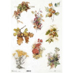 ITD COLLECTION DECOUPAGE RICE PAPER A3 - R1142L