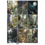 ITD COLLECTION DECOUPAGE RICE PAPER A3 - R1164L