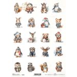 ITD COLLECTION DECOUPAGE RICE PAPER A4 - R2305