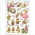 ITD COLLECTION DECOUPAGE RICE PAPER A4 - R0284