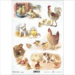ITD COLLECTION DECOUPAGE RICE PAPER A4 - R0472