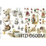 ITD COLLECTION DECOUPAGE PAPER A4 - D0600M