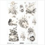 ITD COLLECTION DECOUPAGE RICE PAPER A4 - R0668