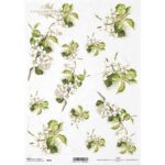 ITD COLLECTION DECOUPAGE RICE PAPER A4 - R0678