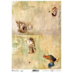 ITD COLLECTION DECOUPAGE RICE PAPER A4 - R2187