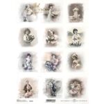 ITD COLLECTION DECOUPAGE RICE PAPER A4 - R2196