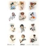 ITD COLLECTION DECOUPAGE RICE PAPER A4 - R2277