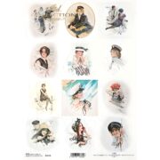 ITD COLLECTION DECOUPAGE RICE PAPER A4 - R2278