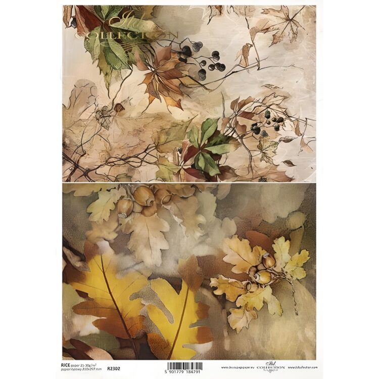 ITD COLLECTION DECOUPAGE RICE PAPER A4 - R2302 - Image 1