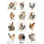 ITD COLLECTION DECOUPAGE RICE PAPER A4 - R2346