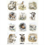 ITD COLLECTION DECOUPAGE RICE PAPER A4 - R2348