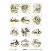 ITD COLLECTION DECOUPAGE RICE PAPER A4 - R2349