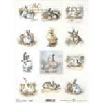 ITD COLLECTION DECOUPAGE RICE PAPER A4 - R2350